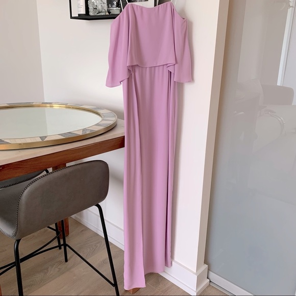 Amanda Uprichard Topanga Maxi Dress in Lilac - Picture 2 of 5